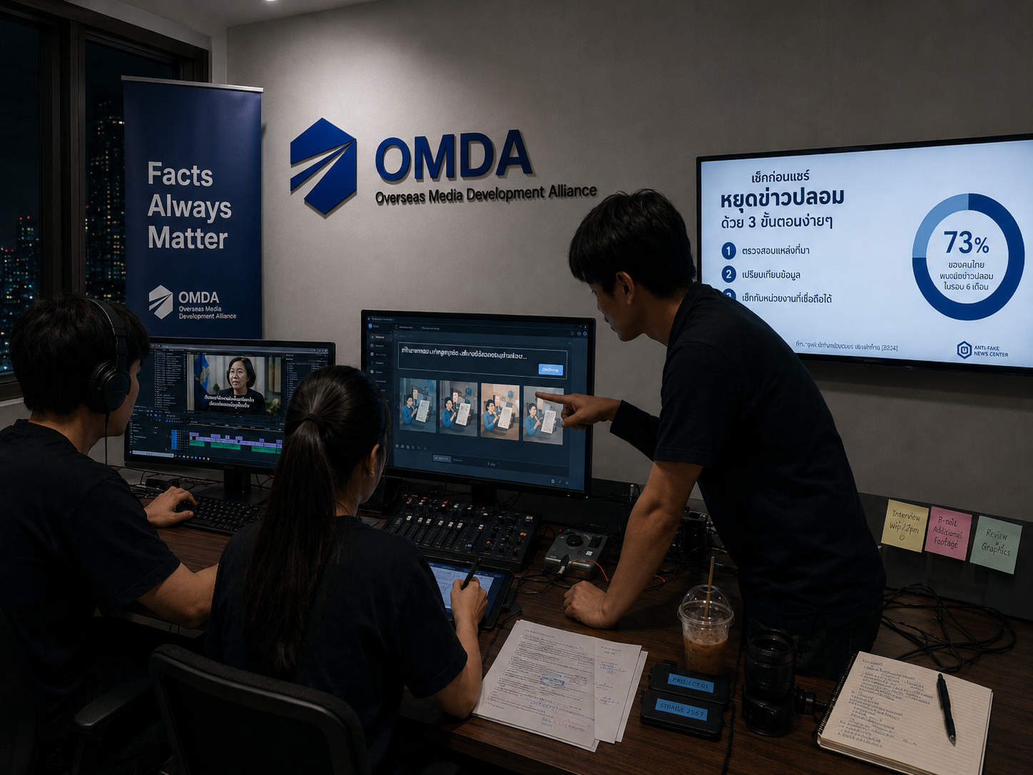 OMDA content production studio
